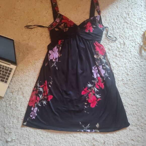 Elie Tahari Dress Silk Blend Fully Lined Sexy Evening Everyday Sz S Jersey - Picture 13 of 14